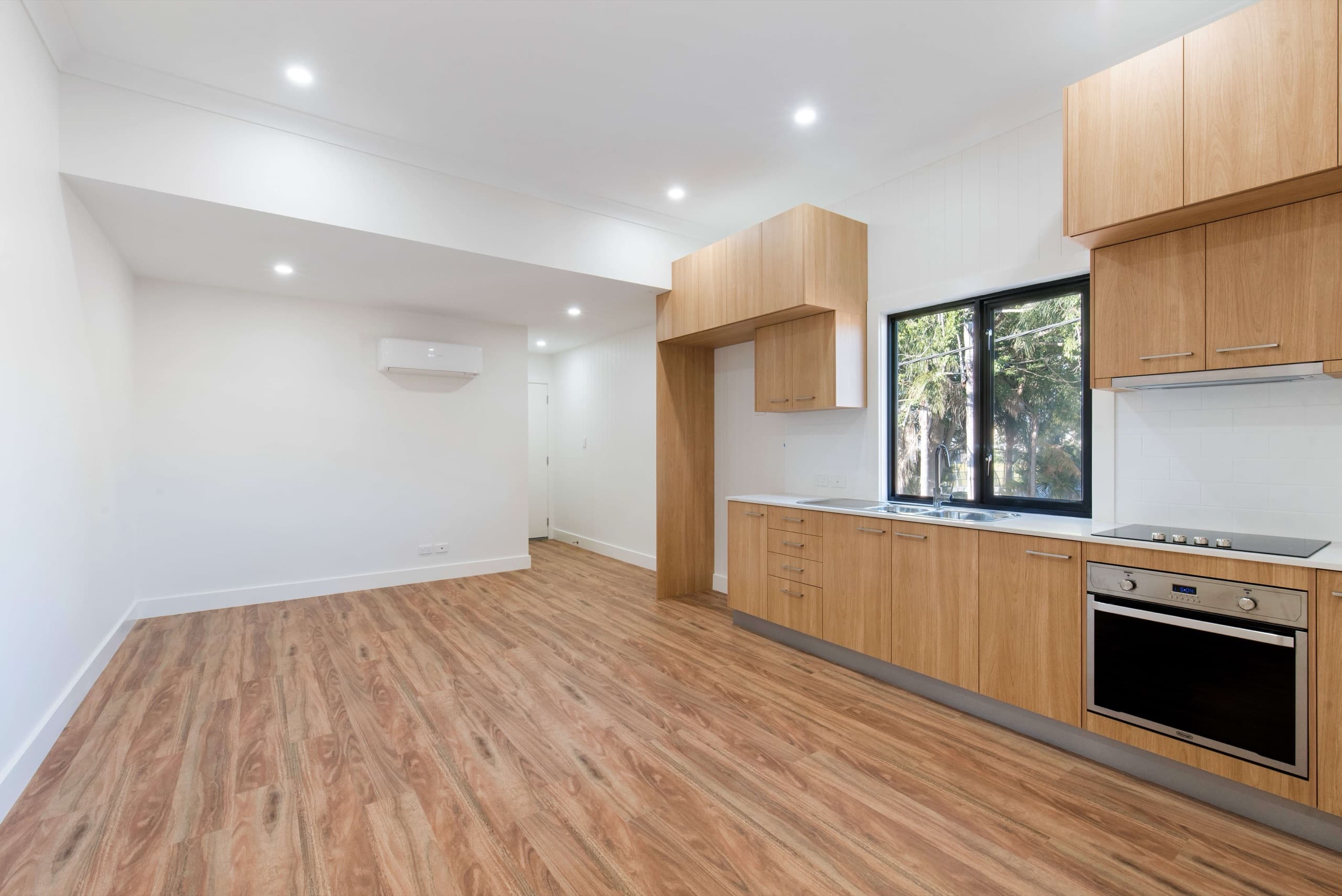 Empty modern kitchen